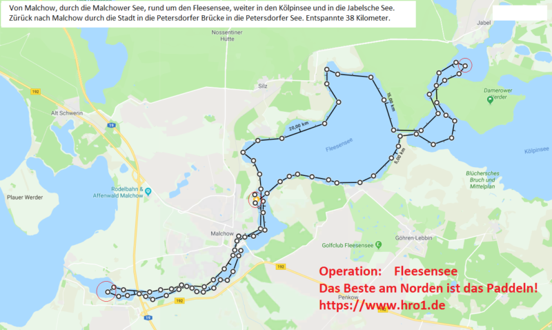 Malchow-Fleesensee-Koelpinsee